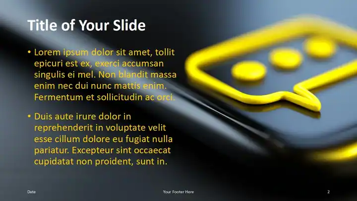 Digital Speech Template