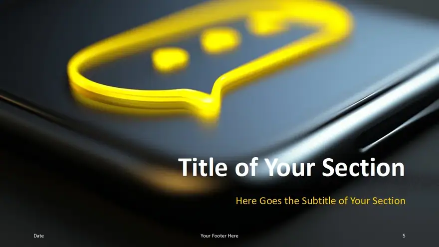 Digital Speech Template