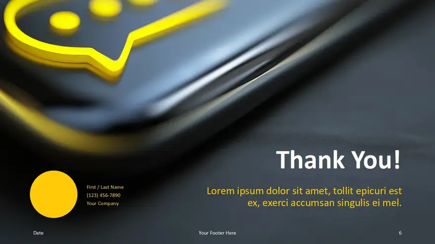 Digital Speech Template