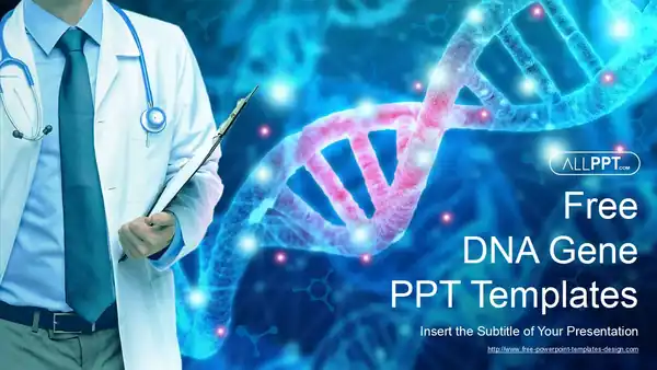 DNA Gene Biotechnology PowerPoint Templates