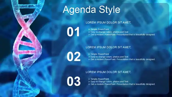 DNA Gene Biotechnology PowerPoint Templates