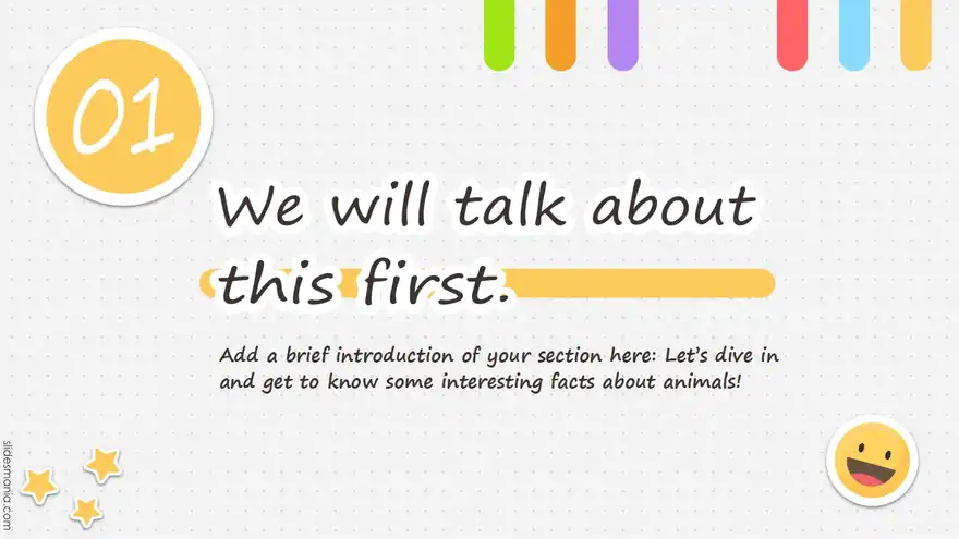 Dotted Background free presentation template.