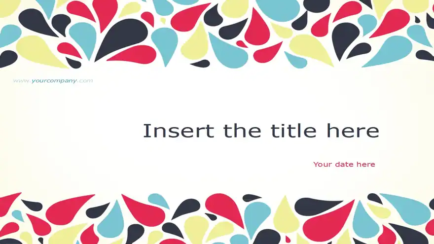 Drops – Full Template for PowerPoint