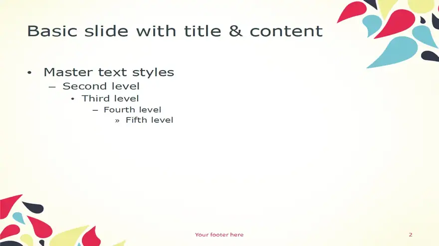 Drops – Full Template for PowerPoint