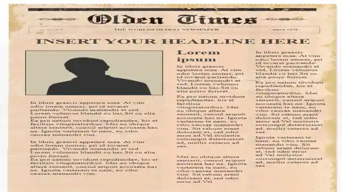 Editable Newspaper Template – Portrait