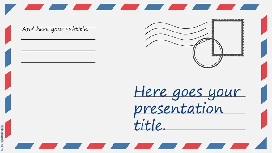 Edwin, airmail free presentation theme. Updated Template.