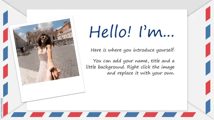 Edwin, airmail free presentation theme. Updated Template.