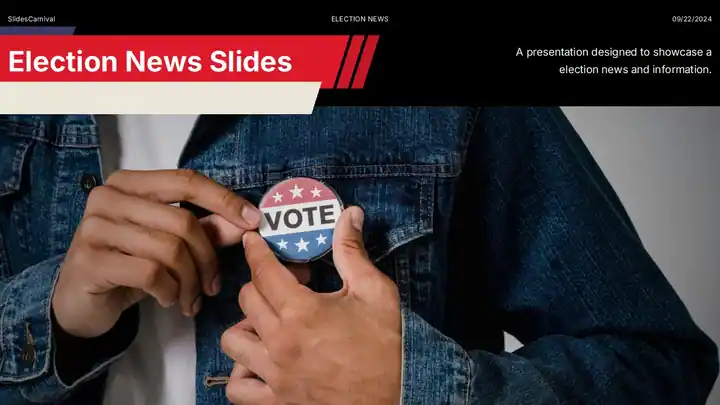 Election News Background Slides