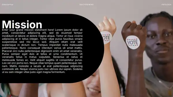 Election News Background Slides