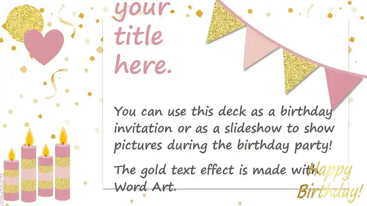 Emma, Birthday Party template.
