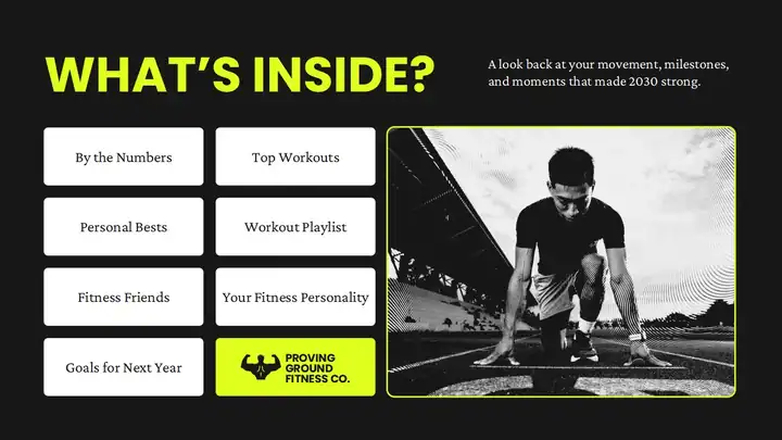 Fitness Wrapped Slides