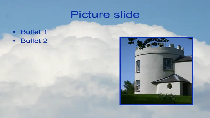 Fluffy Clouds Template