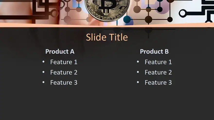 Free Bitcoin Cryptocurrency PowerPoint Template