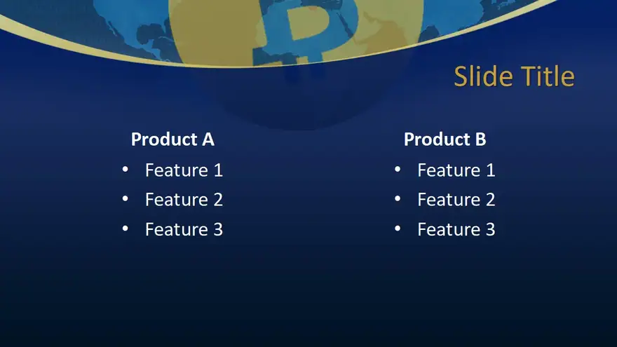 Free Bitcoin Presentation Template Background