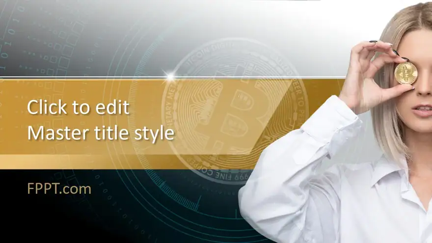 Free Blockchain Cryptocurrency PowerPoint Template