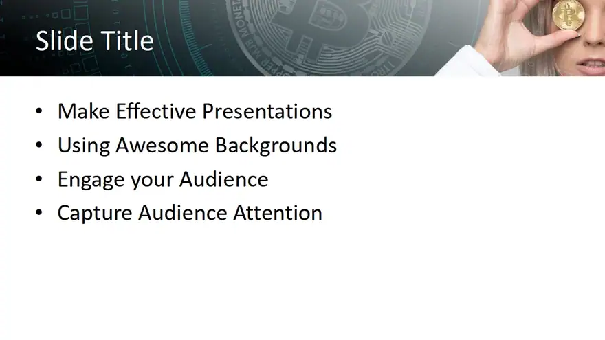 Free Blockchain Cryptocurrency PowerPoint Template