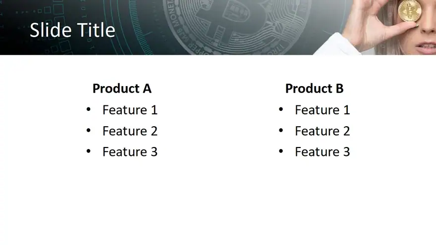 Free Blockchain Cryptocurrency PowerPoint Template