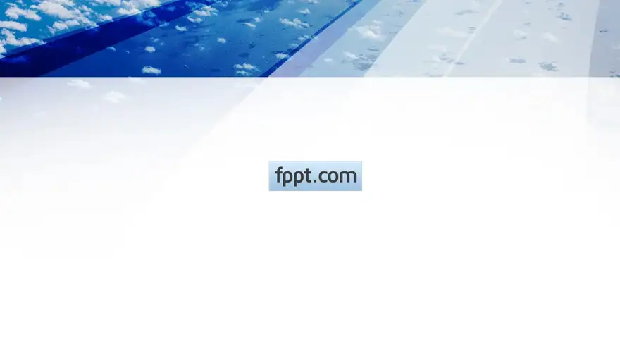 Free Blue Sky Nature PowerPoint Template