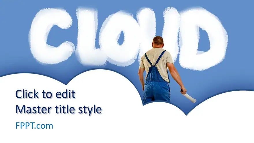 Free Cloud PowerPoint Template