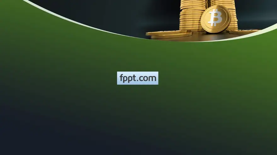 Free Cryptocurrency Bitcoin PowerPoint Template