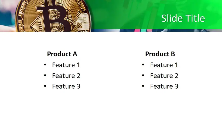 Free Cryptocurrency Coin PowerPoint Template