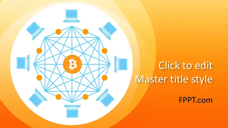 Free Cryptocurrency Network PowerPoint Template