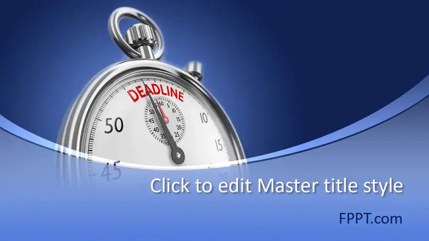 Free Deadline PowerPoint Template