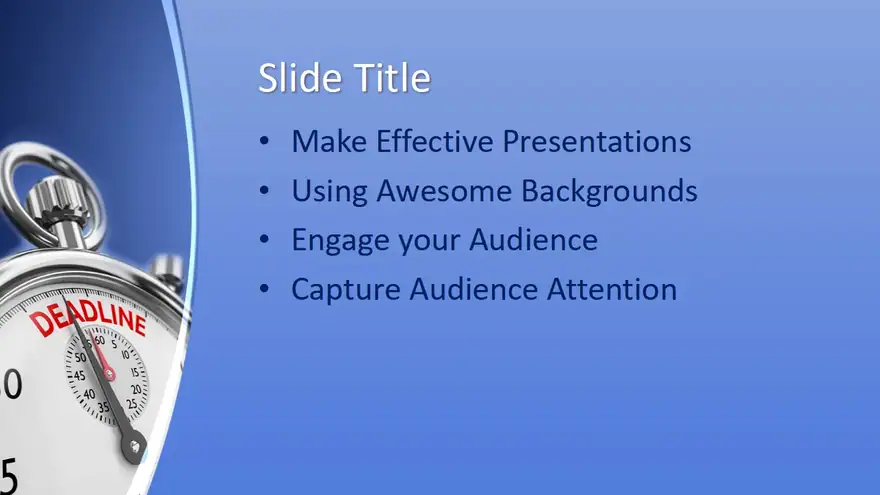 Free Deadline PowerPoint Template
