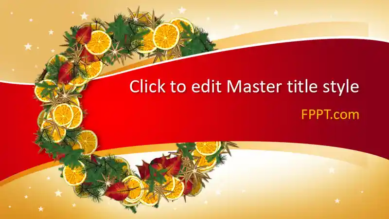 Free Flower Crown PowerPoint Template