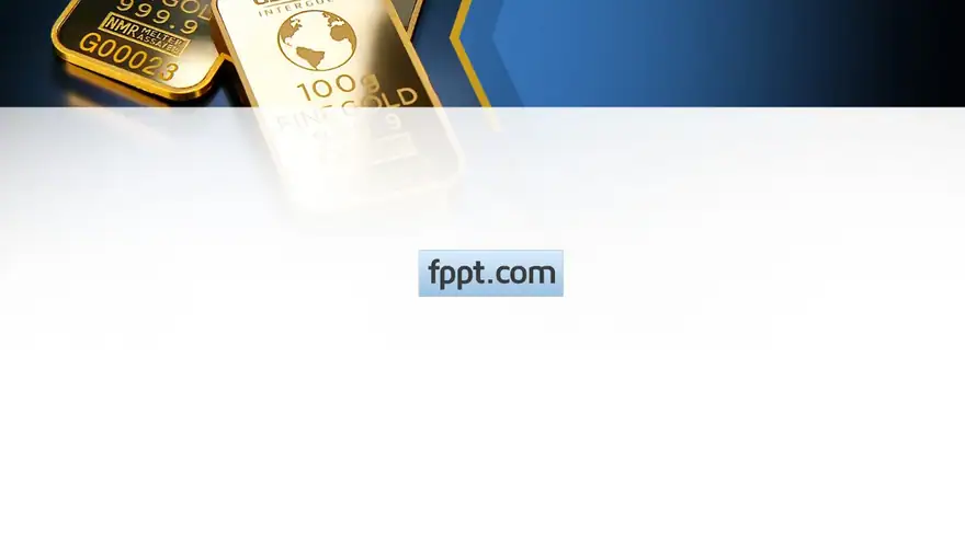 Free Gold PowerPoint template
