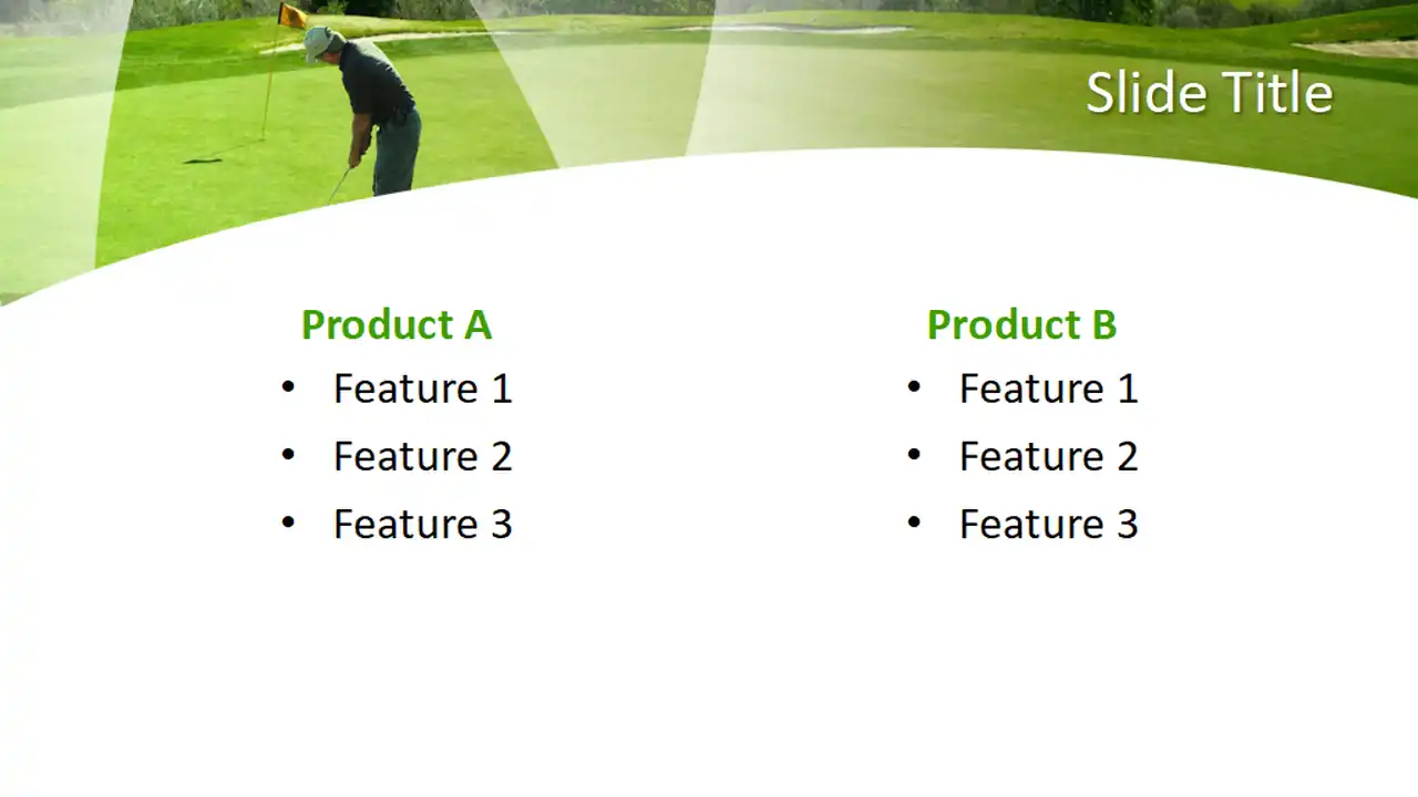 Free Golf Training PowerPoint Template