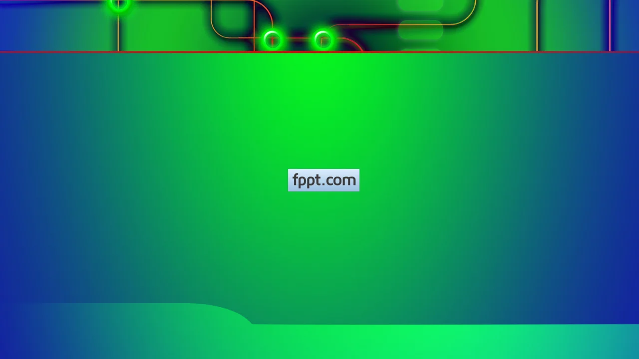 Free Green Tech PowerPoint Template