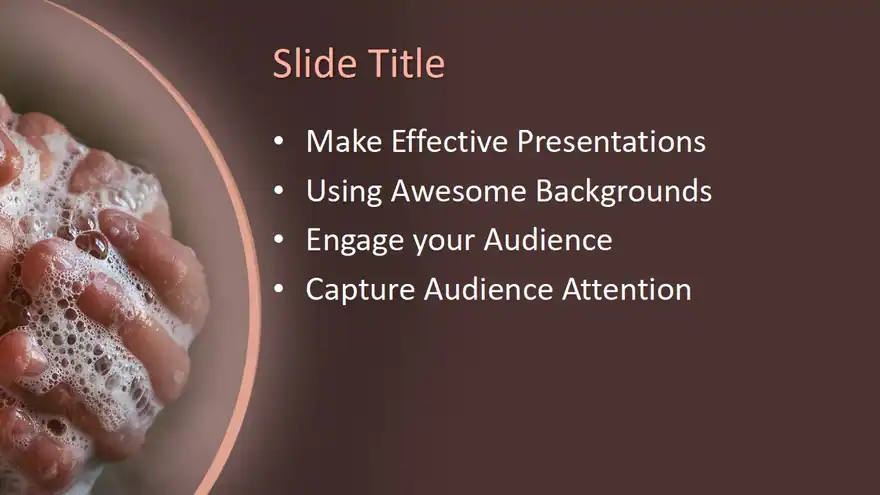 Free Hand Washing PowerPoint Template