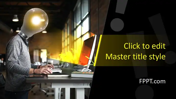 Free Idea Illuminate PowerPoint Template