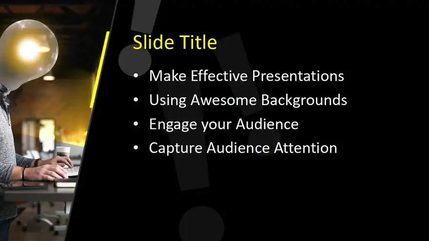 Free Idea Illuminate PowerPoint Template