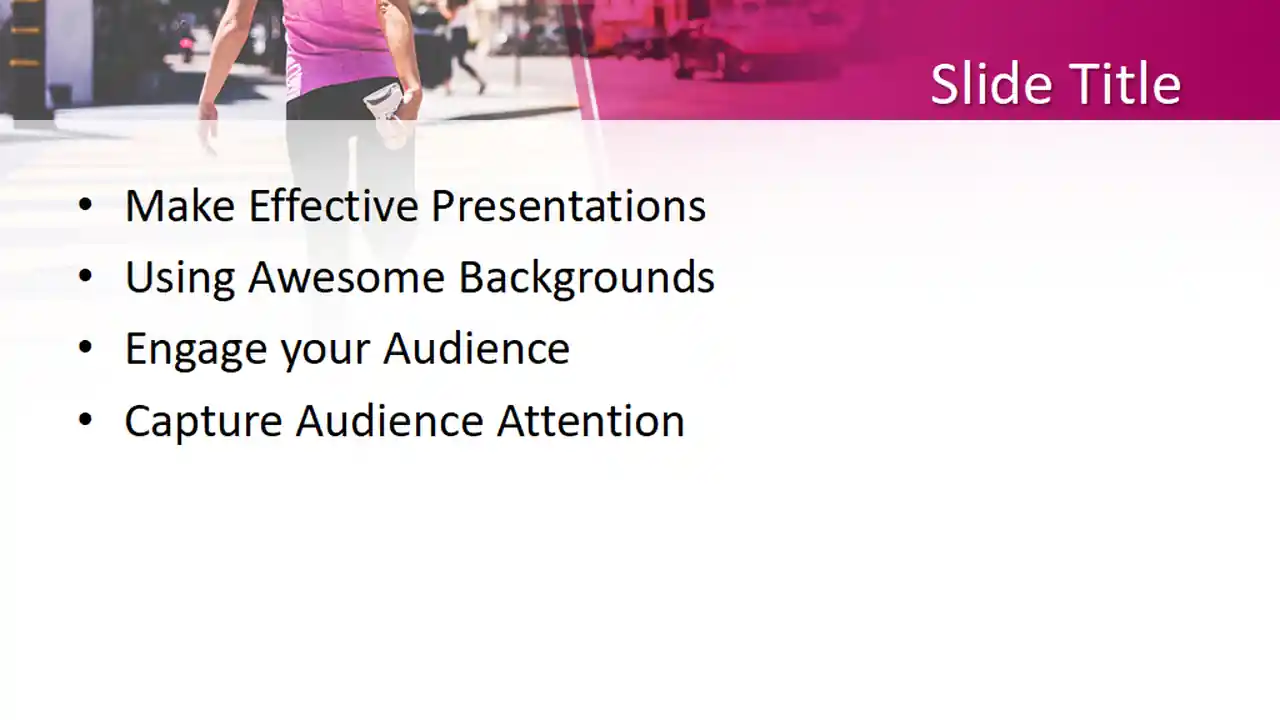 Free Jogging PowerPoint Template