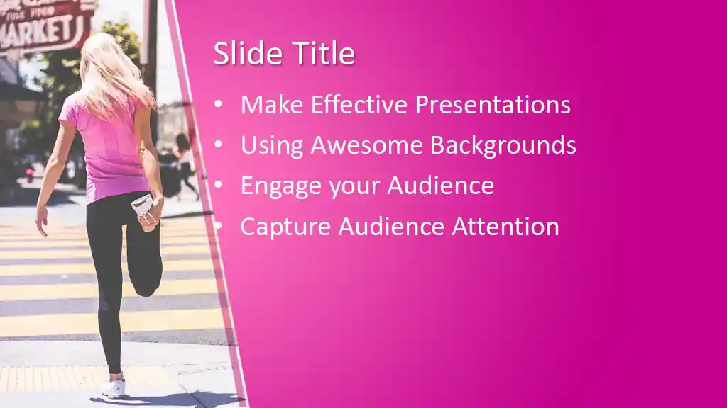 Free Jogging PowerPoint Template