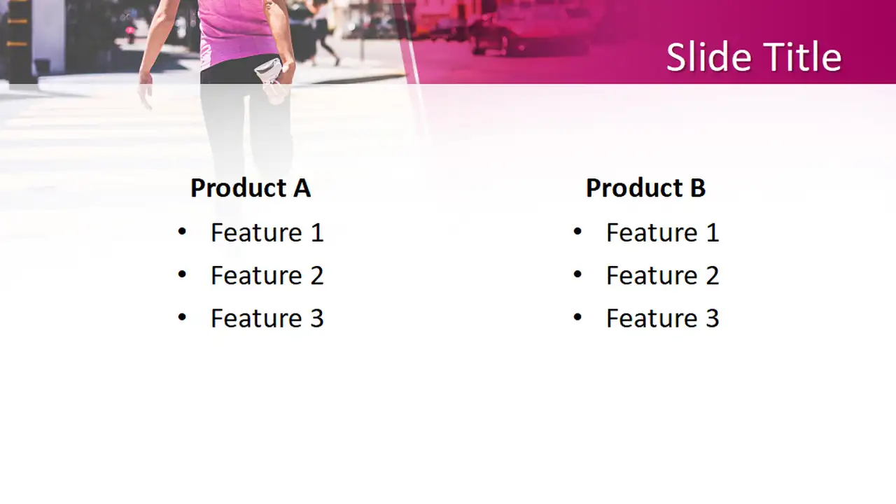 Free Jogging PowerPoint Template