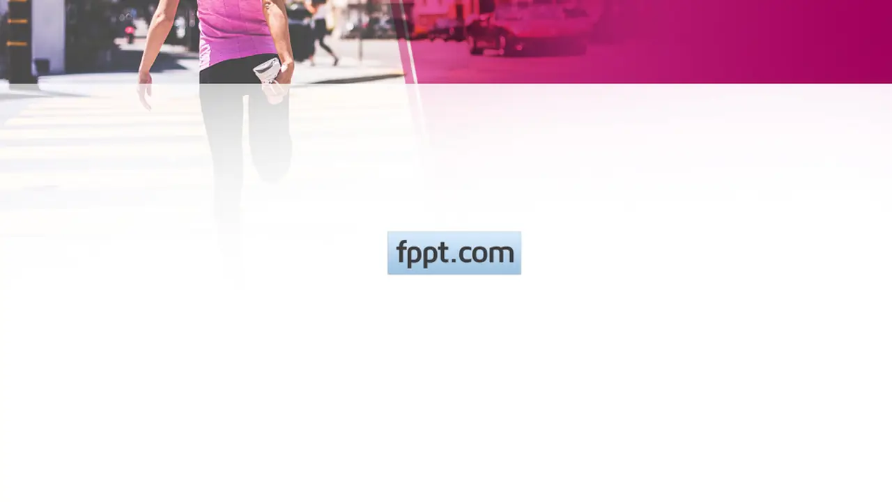 Free Jogging PowerPoint Template