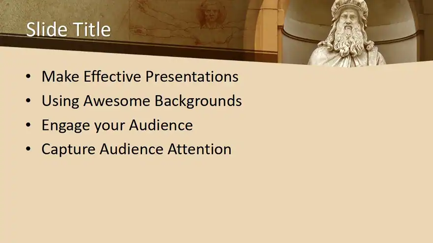 Free Leonardo Da Vinci PowerPoint Template