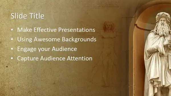 Free Leonardo Da Vinci PowerPoint Template
