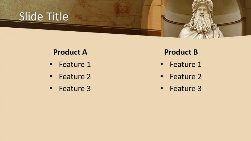 Free Leonardo Da Vinci PowerPoint Template