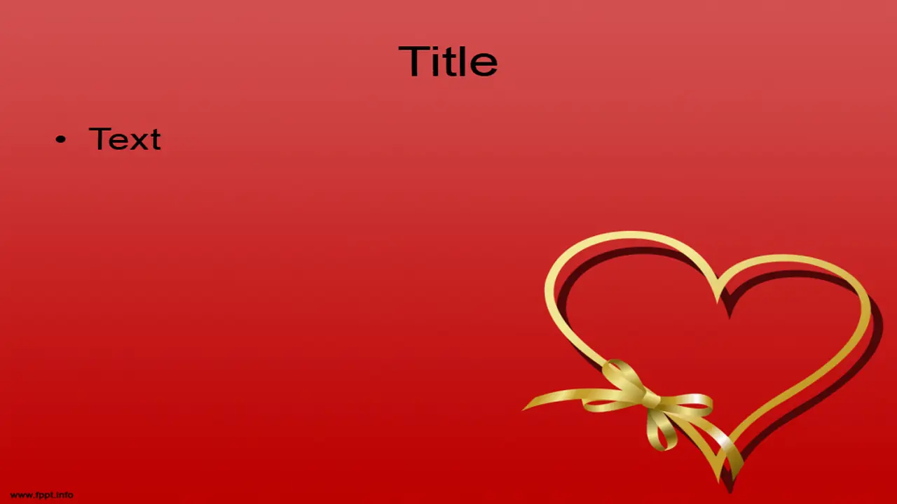 Free Love PowerPoint Presentation Template