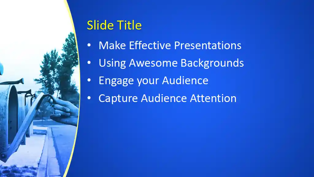 Free Mailbox PowerPoint Template
