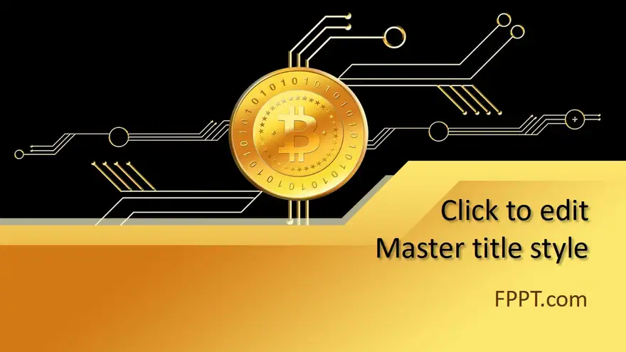 Free Money Bitcoin PowerPoint Template