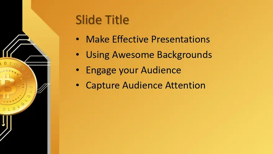 Free Money Bitcoin PowerPoint Template