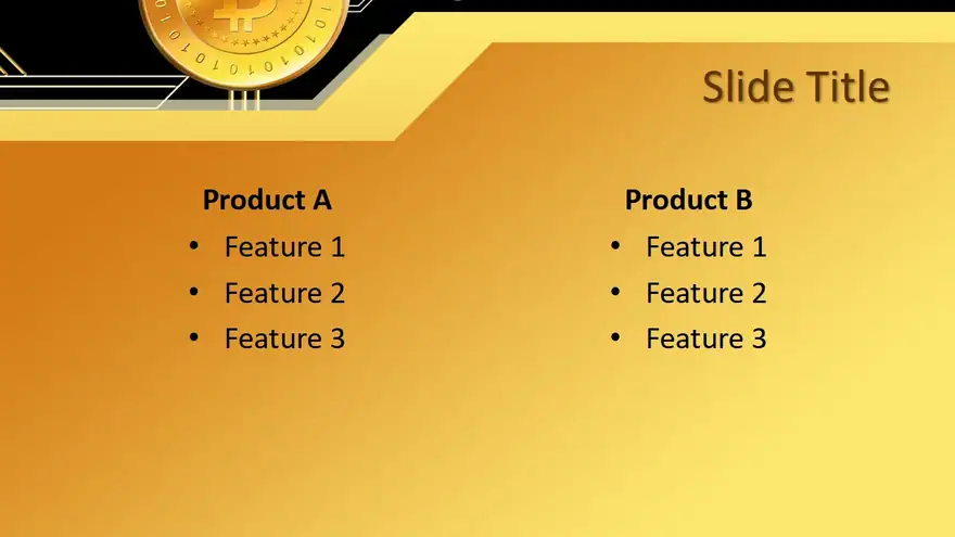 Free Money Bitcoin PowerPoint Template