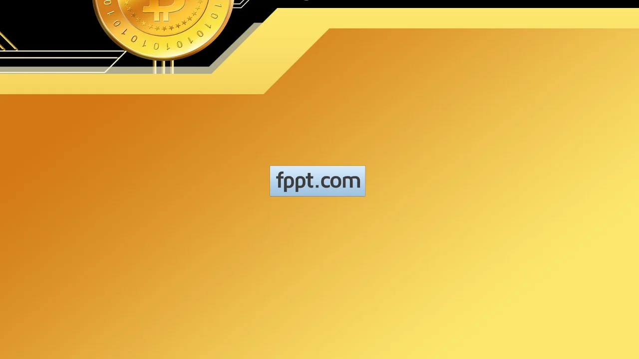 Free Money Bitcoin PowerPoint Template