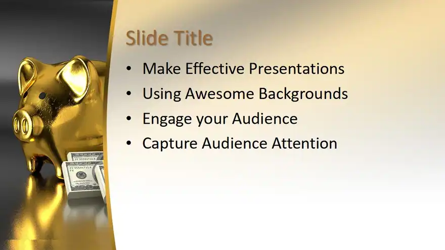 Free Moneybox PowerPoint Template