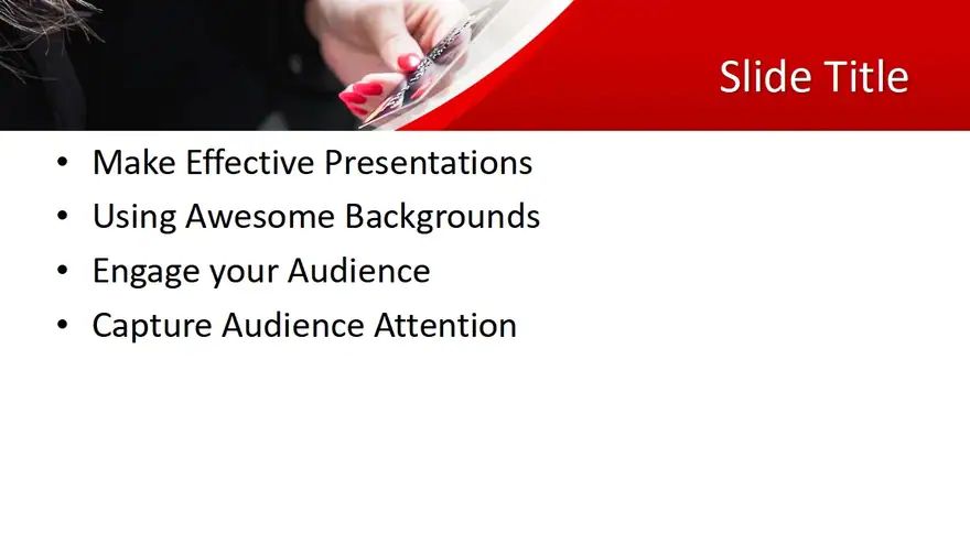 Free Online Purchase with Credit Card PowerPoint Template